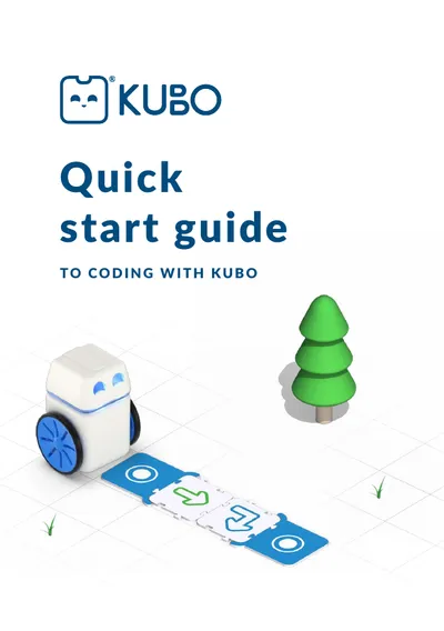 First page of the KUBO Coding Starter Set: Quick Start Guide PDF